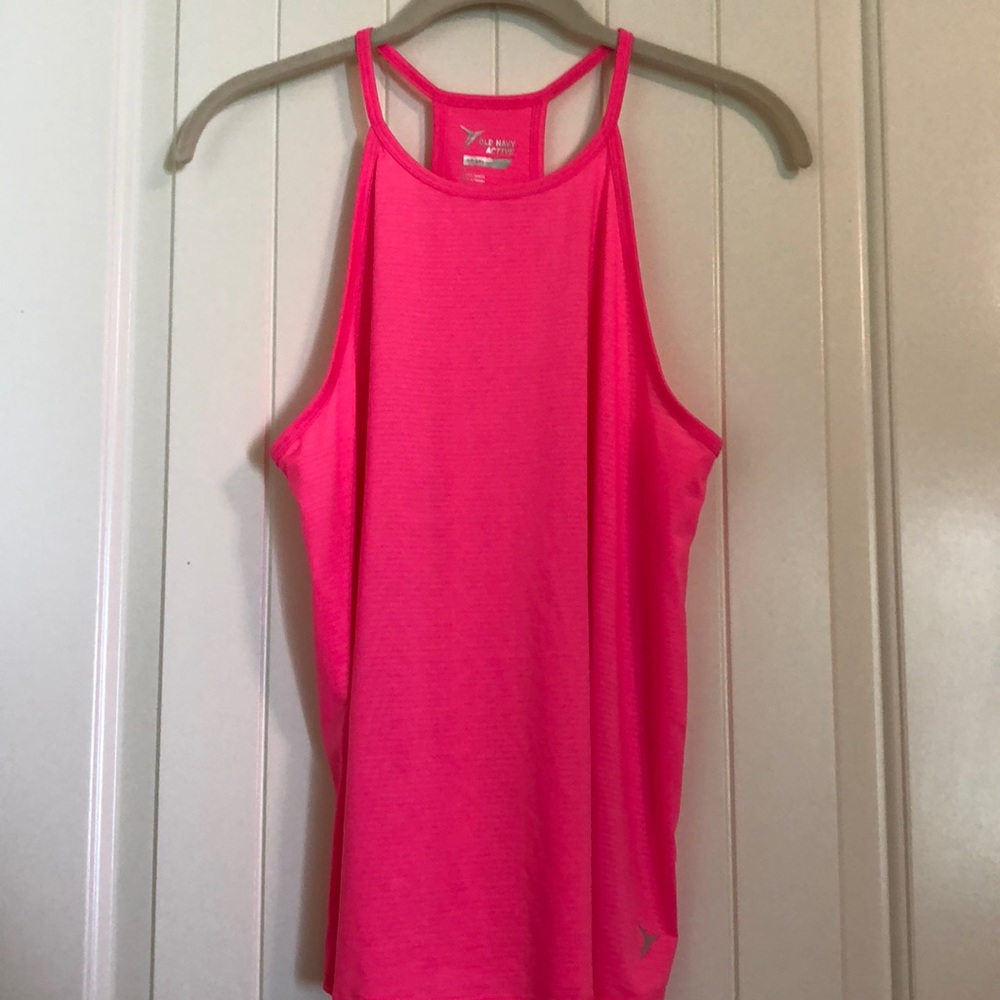 Hot pink workout top